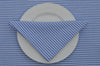 Napkins, Bordeaux Stripe 41x41cm Blue / White pack of 4