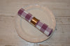 Napkins, Country Check 41x41cm Damson Plum / White pack of 4