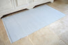 Floor Rug, 100% Cotton Flat Weave Dove Grey 2 Sizes