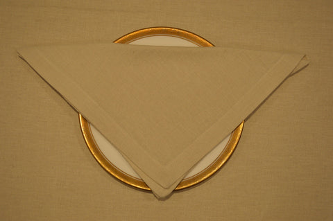 Napkins, Linen Cotton Plain Dyed 51x51cm 20x20