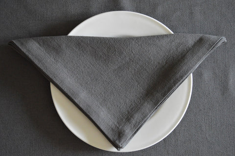 Napkins, Linen Cotton Plain Dyed 51x51cm 20x20